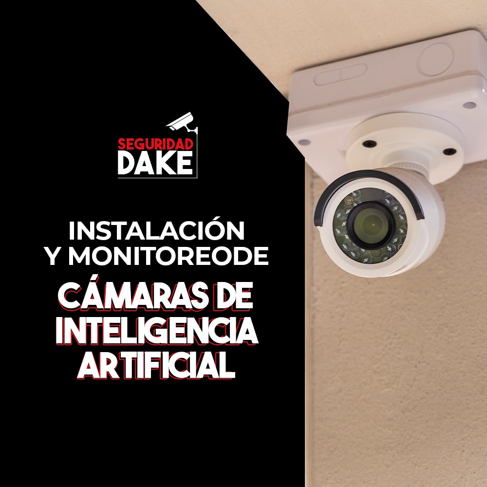 Cámara de seguridad instalada por Seguridad DAKE